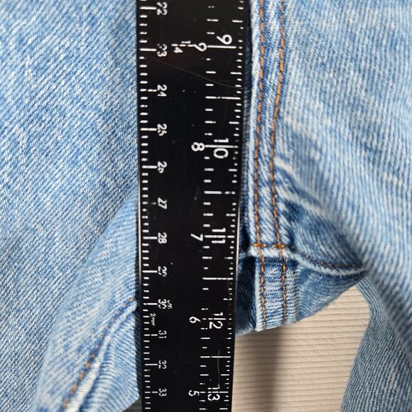 Levi's Premium High Rise Wedgie Icon Ankle Distressed Jeans Women's Size 31 - Picture 5 of 9